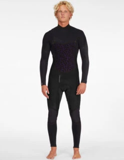 BILLABONG 4/3 ABSOLUTE PLUS CHEST ZIP WETSUIT -Ocean Motion Shop billabong 5 4 absolute plus muta chest zip black 2