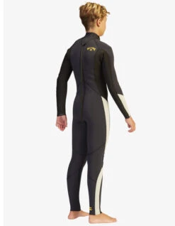 BILLABONG ABSOLUTE 4/3 MM BACK ZIP BOYS 8-14 -Ocean Motion Shop billabong absolute 4 3 mm back zip muta ragazzo 2