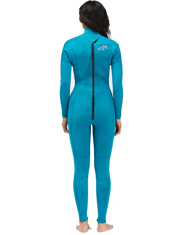 BILLABONG 3/2 SYNERGY BACK ZIP WETSUIT FOR WOMEN 2 BILLABONG 3/2 SYNERGY BACK ZIP WETSUIT FOR WOMEN - Image 2