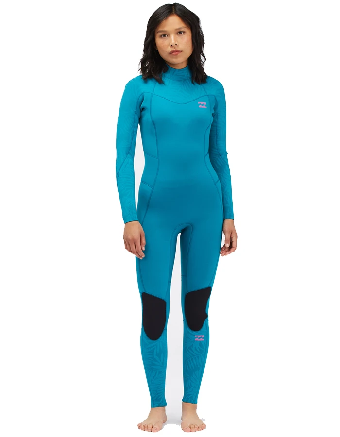 BILLABONG 3/2 SYNERGY BACK ZIP WETSUIT FOR WOMEN 1 BILLABONG 3/2 SYNERGY BACK ZIP WETSUIT FOR WOMEN