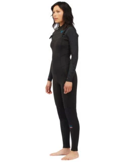 BILLABONG 4/3 SYNERGY CHEST ZIP WETSUIT FOR WOMEN -Ocean Motion Shop billabong synergy 4 3 frontzip muta donna 10
