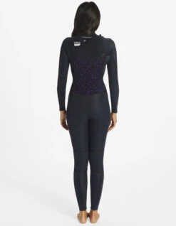 BILLABONG 5/4 SYNERGY CHEST ZIP WETSUIT FOR WOMEN -Ocean Motion Shop billabong synergy 4 3 frontzip muta donna 3 1
