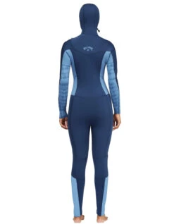 BILLABONG SYNERGY CHEST ZIP 5/4 WETSUIT RIVER -Ocean Motion Shop billabong synergy 5 4 frontzip muta donna 2