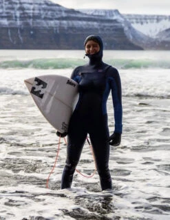 BILLABONG SYNERGY CHEST ZIP 5/4 WETSUIT RIVER -Ocean Motion Shop billabong synergy 5 4 frontzip muta donna 3