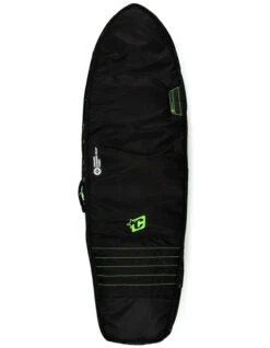 CREATURES 6'3" FISH DOUBLE COVER BLACK LIME -Ocean Motion Shop creatures 6 3 sacca doppia fish black lime 4