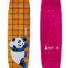 ENJOI SKATEBOARDS 8.375" DEEDZ PLAID PANDA SUPER SAP DECK