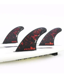 FCS II FILIPE TOLEDO TRI FIN SET BLACK RED 5 FCS II FILIPE TOLEDO TRI FIN SET BLACK RED -Ocean Motion Shop fcs ii filipe toledo tri fin set black red 2
