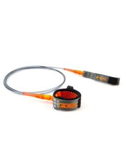 FCS ALL ROUND ESSENTIAL LEASH 6' BLACK -Ocean Motion Shop fcs leash 6 all round essential 1