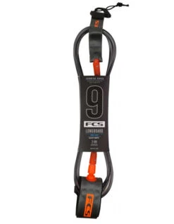 FCS LONGBOARD ANKLE ESSENTIAL LEASH 9' -Ocean Motion Shop fcs leash 9 all round essential longboard da caviglia 2