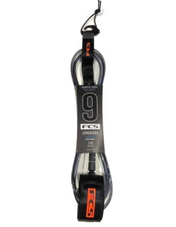 FCS LONGBOARD ANKLE ESSENTIAL LEASH 9' -Ocean Motion Shop fcs leash 9 all round essential longboard da caviglia 5