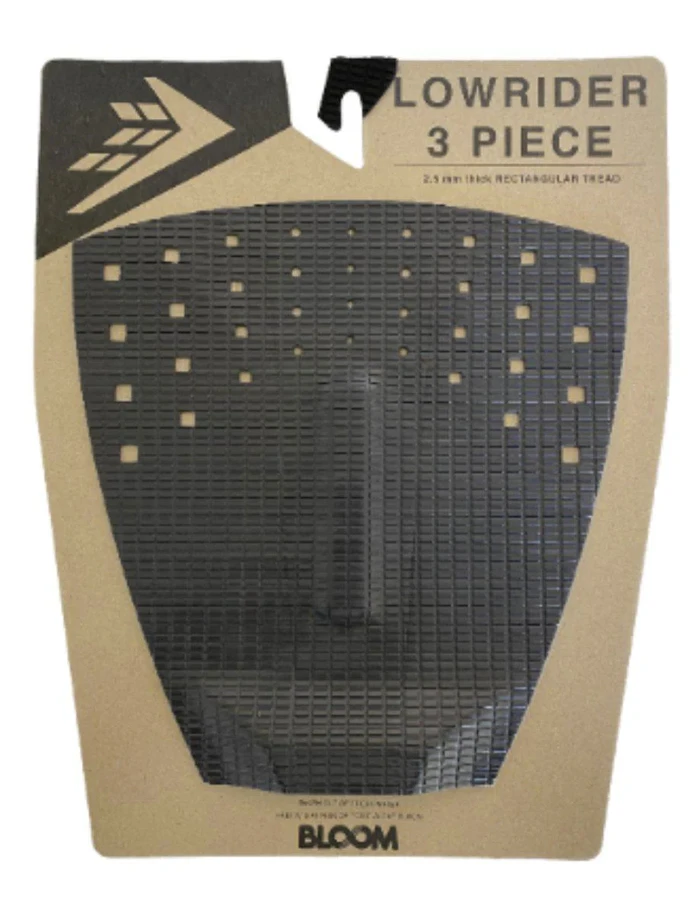 FIREWIRE LOW RIDER TRACTION PAD 3 PIECE CHARCOAL BLACK 1 FIREWIRE LOW RIDER TRACTION PAD 3 PIECE CHARCOAL BLACK