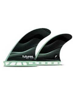 FUTURES FINS F6 HC LEGACY QUAD SET SMALL GREEN