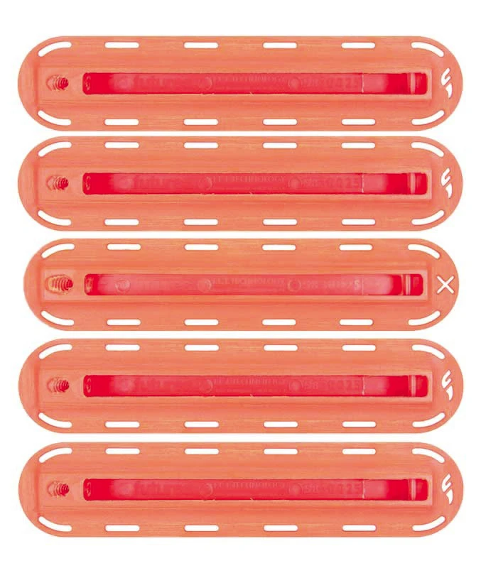 FUTURES FIVE SET FIN BOX NEON ORANGE