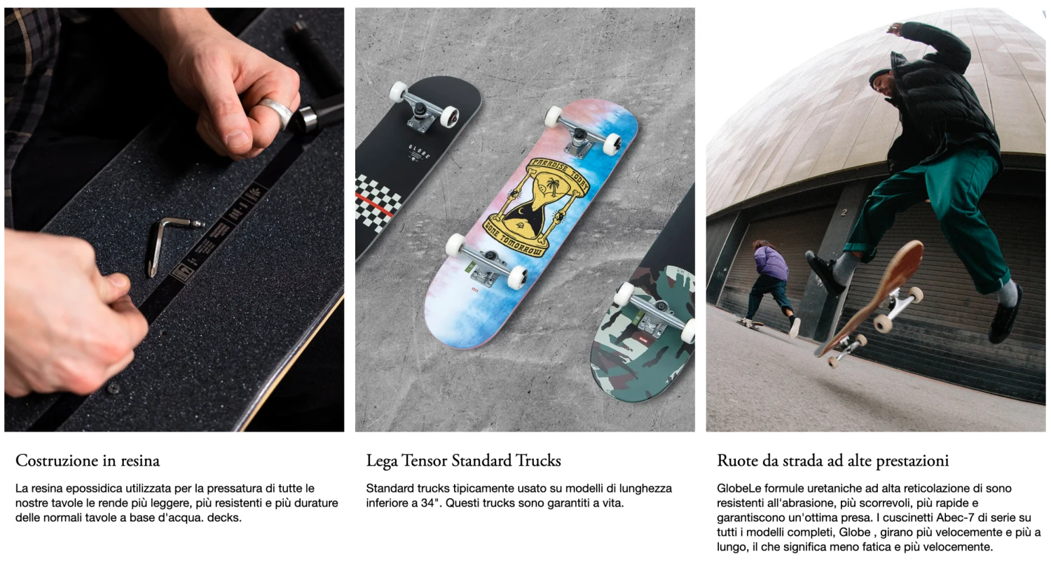 GLOBE 7.75" G1 FULL ON SKATEBOARD COMPLETE RED LINE 2 GLOBE 7.75" G1 FULL ON SKATEBOARD COMPLETE RED LINE - Image 2