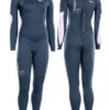 ION WETSUIT ELEMENT SEMIDRY 4/3 DL BACK ZIP