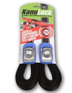 FCS KANULOCK LOCKABLE TIE-DOWNS -Ocean Motion Shop kanulock cinghie con lucchetto antifurto 1