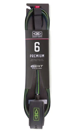 OCEAN & EARTH LEASH 6'0" ONE XT PREMIUM -Ocean Motion Shop ocean earth 6 0 leash one xt premium 3