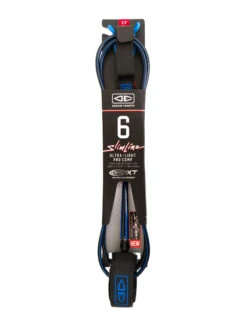 OCEAN & EARTH LEASH 6'0" SLIM LINE ULTRA LIGHT PRO COMP -Ocean Motion Shop ocean earth leash 6 0 slimline 2