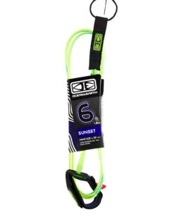 OCEAN & HEART 6'0" LEASH SUNSET MOULDED -Ocean Motion Shop ocean earth leash 6 0 sunset moulded
