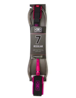 OCEAN & HEART REGULAR 7'0" DOUBLE SWIVEL -Ocean Motion Shop ocean earth leash 7 0 regular double swivel 2