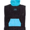 OCEAN & EARTH YOUTH HOODED PONCHO BLACK