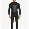 QUIKSILVER 4/3 MARATHON SESSION CHEST ZIP WETSUIT BLACK