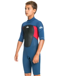 QUIKSILVER BOYS PROLOGUE 2/2 STEAMER WETSUIT BACKZIP -Ocean Motion Shop quiksilver prologue 2 2 back zip ragazzo 6 12 anni 2
