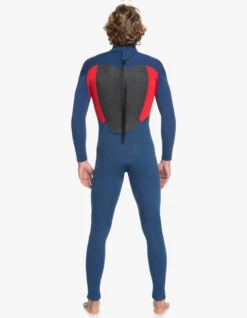 QUIKSILVER 4/3 PROLOGUE BACK ZIP WETSUIT INSIGNIA -Ocean Motion Shop quiksilver prologue 4 3 back zip muta intera insignia