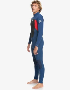 QUIKSILVER 4/3 PROLOGUE BACK ZIP WETSUIT INSIGNIA -Ocean Motion Shop quiksilver prologue 4 3 back zip muta intera insignia 1