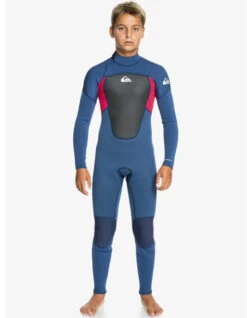QUIKSILVER BOYS PROLOGUE 4/3 STEAMER WETSUIT BACKZIP