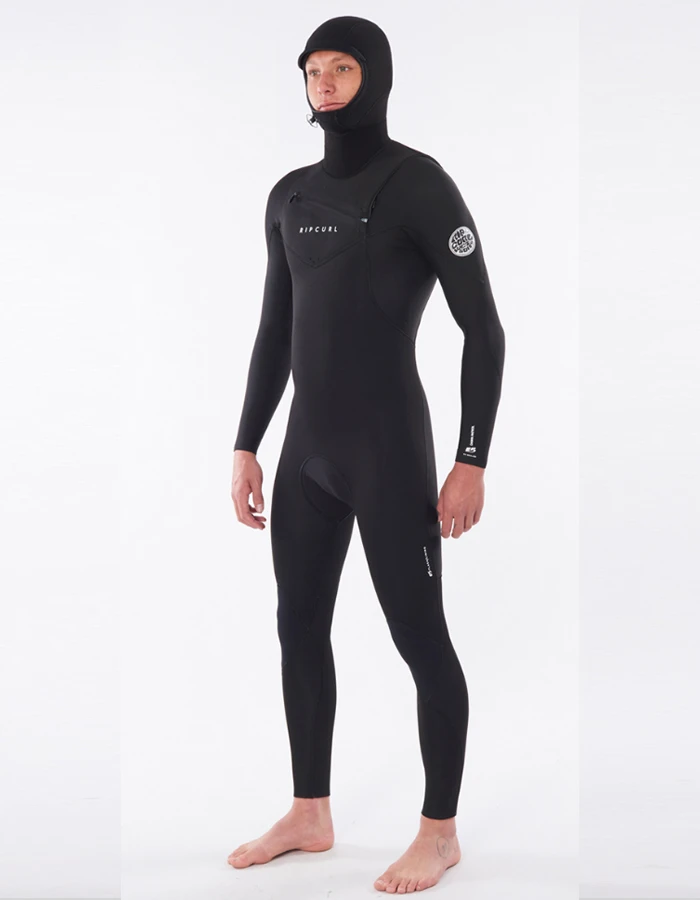 RIP CURL DAWN PATROL 6/4 CHEST ZIP HOOD WETSUIT - Image 4