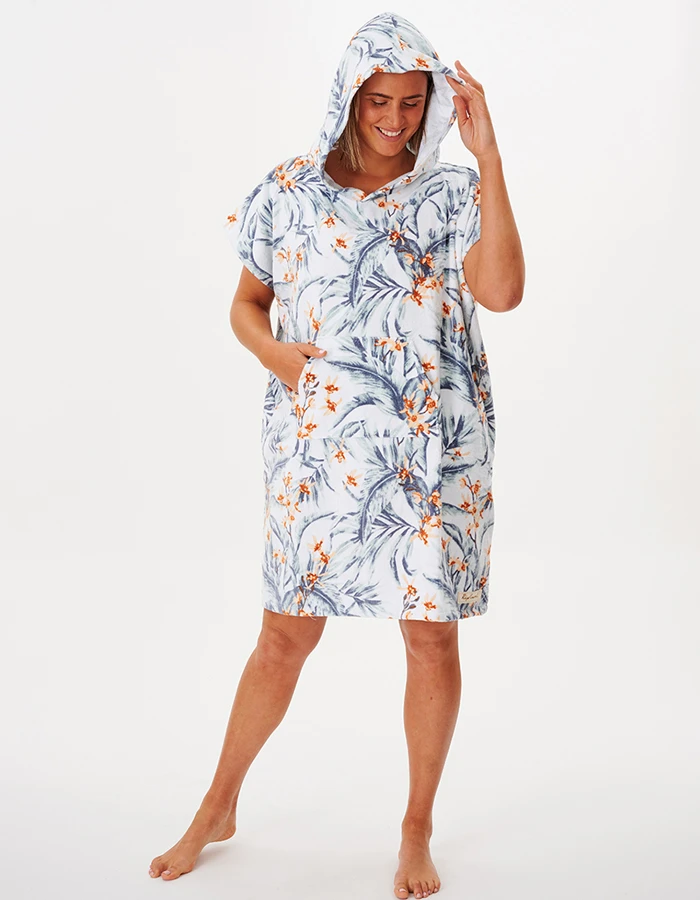 RIP CURL DIAMOND BAY HOODED TOWEL LIGHT BLUE 2 RIP CURL DIAMOND BAY HOODED TOWEL LIGHT BLUE - Image 2