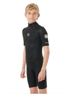 RIP CURL JUNIOR FREELITE 2MM SHORT SLEEVE SPRINGSUIT BACKZIP -Ocean Motion Shop rip curl junior freelite muta prmaverile back zip 2