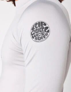 RIP CURL CORPS SHORT SLEEVE UV TEE GREY -Ocean Motion Shop rip curl lycra corps grey 1