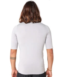 RIP CURL CORPS SHORT SLEEVE UV TEE WHITE -Ocean Motion Shop rip curl lycra corps white 5