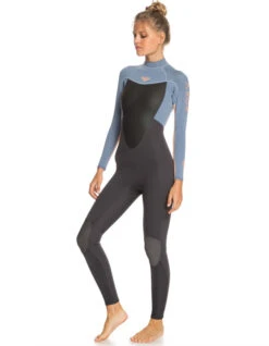 ROXY 3/2 PROLOGUE BACK ZIP WETSUIT FOR WOMEN -Ocean Motion Shop roxy prologue 3 2 back zip muta intera donna 8