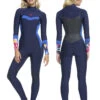 ROXY 4/3 SYNCRO SEIRES FRONT ZIP WETSUIT NAVY NIGHTS