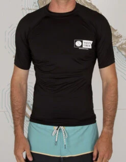 SALTY CREW SHELTER RASHGUARD BLACK