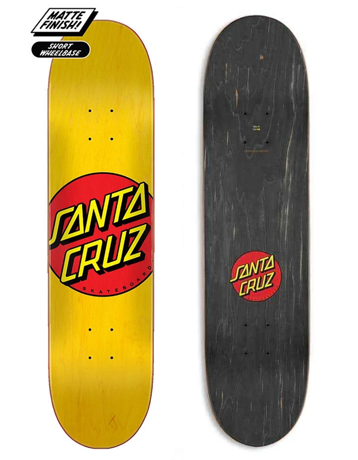 SANTA CRUZ CLASSIC DOT 7.75" DECK 1 SANTA CRUZ CLASSIC DOT 7.75" DECK