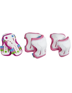 SFR TRIPLE PAD SET CANDI -Ocean Motion Shop sfr triple pad set protezioni skate candi