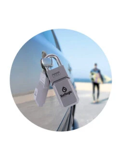 SURFLOGIC SURF LOGIC KEY SECURITY SILVER 5 SURFLOGIC SURF LOGIC KEY SECURITY SILVER -Ocean Motion Shop surflogic key security lucchetto porta chiavi silver 1