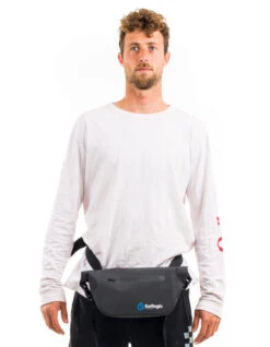 SURFLOGIC WATERPROOF DRY WAIST PACK 2L BLACK -Ocean Motion Shop surflogic marsupio waterproof dry 2lt black 3