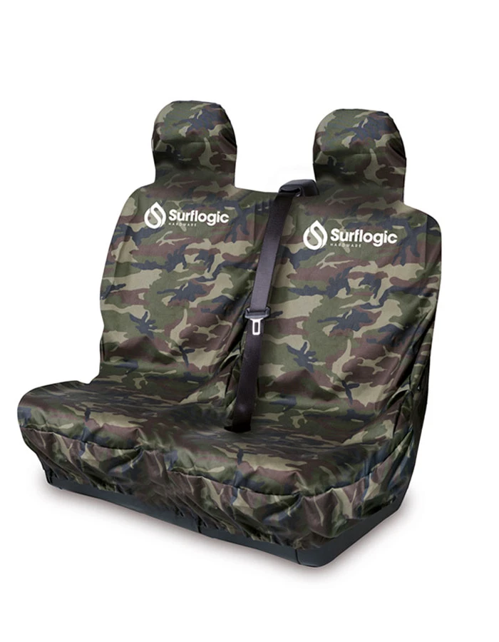 SURFLOGIC WATERPROOF CAR SEAT COVER DOUBLE CAMO 1 SURFLOGIC WATERPROOF CAR SEAT COVER DOUBLE CAMO