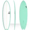 TORQ TET 6'6" FISH WHITE PINLINE SEAGREEN